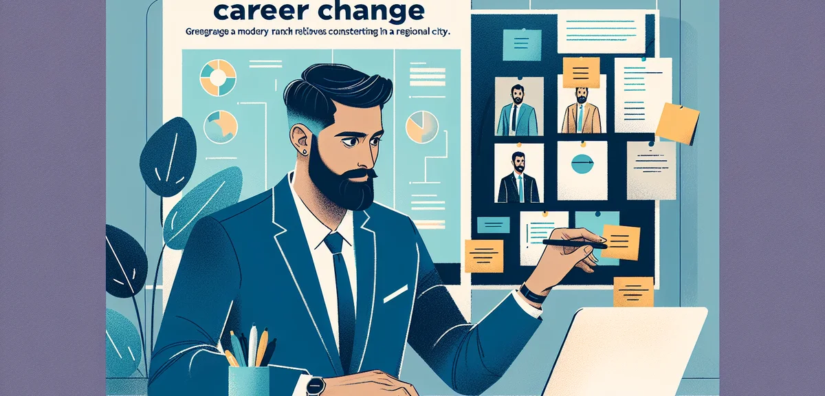 A person writing transferable skills on sticky notes and organizing them on a board, office setting,